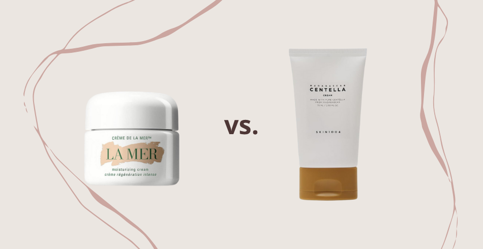 La Mer Crème de la Mer vs. Skin1004 Madagascar Centella Soothing Cream